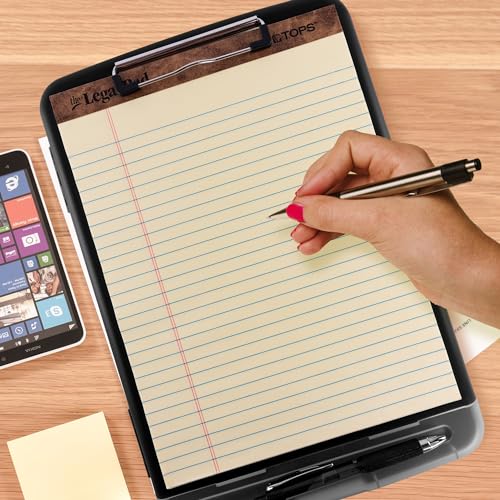 Super Z Outlet Slim Plastic Nursing RN Style Lightweight Coaches Clipboard with Open Foldable Storage, Classroom Teacher College Size (9.5" x 14") (Black, 9.5" x 14") (Pack of 3) - color: Black, size: 9.5" x 14" (Pack of 3)