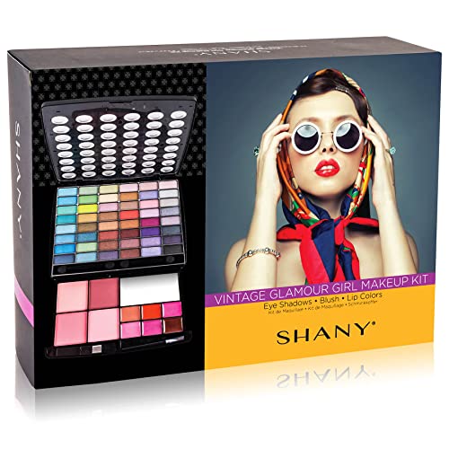 SHANY Glamour Girl Makeup Kit Eyeshadow Beauty Palette with Eye shadows, Blushes, Lipstick Lip-gloss, Make up Mirror, Cosmetics applicators, Premium Gift Packaging - Glamour - color: GLAMOUR