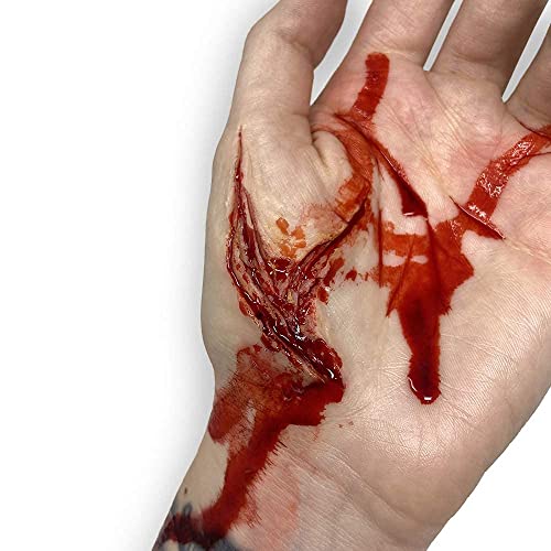 Mehron Makeup Squirt Blood - .5 Fl oz BRIGHT ARTERIAL, Special FX Fake Blood - color: Bright Arterial, size: 0.5 Ounce (Pack of 1)