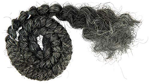 Mehron Makeup Crepe Hair - DARK GREY, Special FX Fake Hair - color: Dark Grey