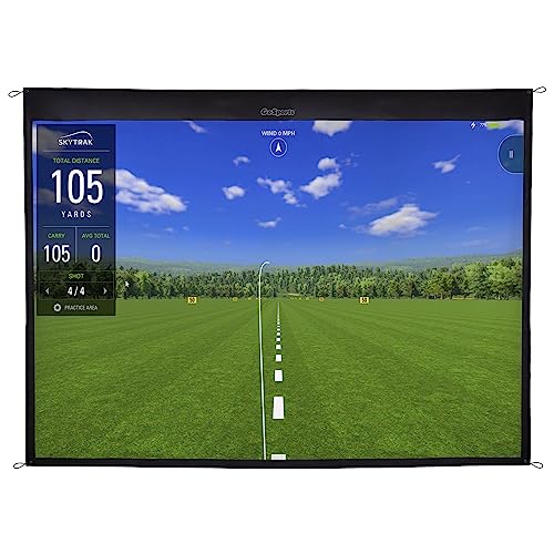GoSports Golf Simulator Impact Screen - Choose 6.5 ft x 7 ft or 9 ft x 7 ft - style: 9 ft x 7 ft