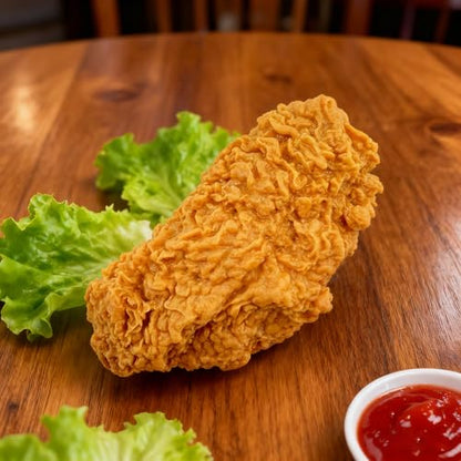 5 Pcs Simulated Chicken Legs Wings Fake Food Model Lifelike Fake Fried Chicken Kitchen Home Party Decoration Display Photography Props (Wings) - color: Wings