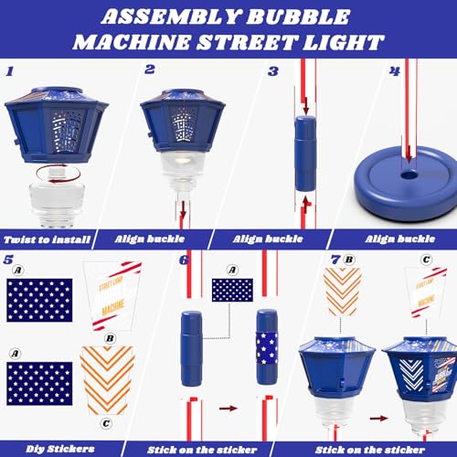 Bubble Machine for Kids Bubble Blower Maker with Lights and Music Automatic Bubble Stand Machine for Parties Birthday Wedding Toddlers Kid Summer Outdoor Toys (Blue) - color: Blue