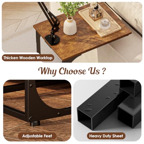 Floor Kindle Phone Tablet Stand with End Table for Overhead Bed,Counch - size: 15.7"D x 11.8"W x 54.9"H