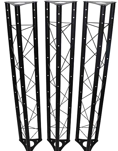 Prox T-LS35C 10-Feet Height Adjustable Portable Crank Lighting Stand System with Included 2X T-Bars Triangle Truss for 5ft 10ft 15ft Width