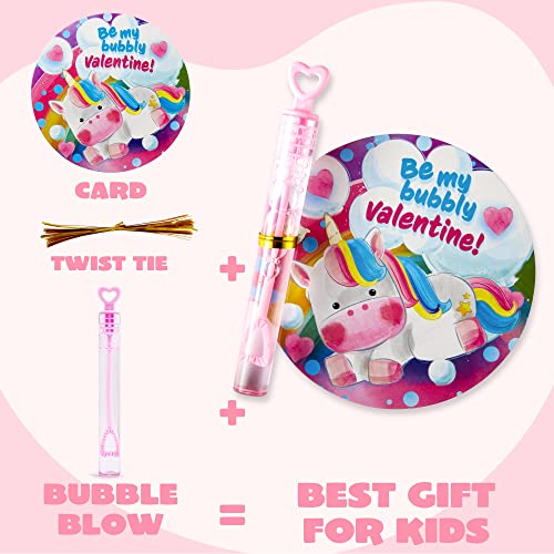 JOYIN 32 Pcs Valentines Day Gift Cards with Mini Bubble Maker Wands for Kids, Valentine Party Favor Toys, Valentine's Day Kids Classroom Exchange Prizes, Bubble Wands with Cards, Photo Prop Decor - style: Animal