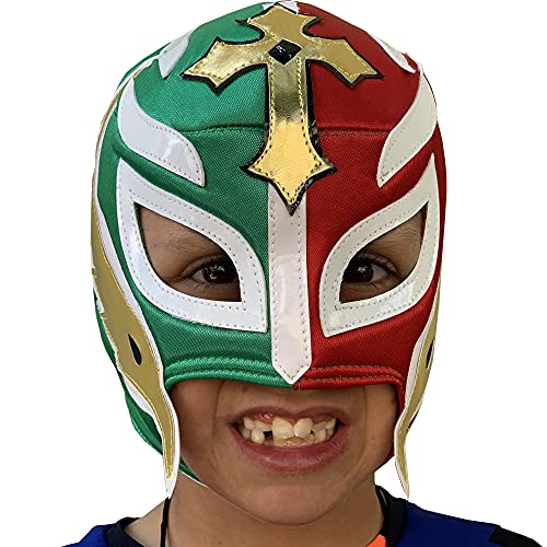 Make It Count (Pick your) Youth Kids Children Lucha Libre Luchador Wrestling Mask (Kids - Fit) - style: Rey Misterio 8 - 11 Y/O