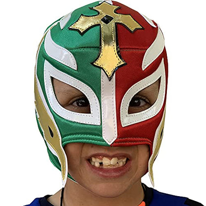 Make It Count (Pick your) Youth Kids Children Lucha Libre Luchador Wrestling Mask (Kids - Fit) - style: Rey Misterio 8 - 11 Y/O