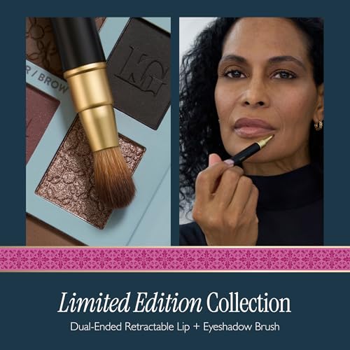 LAURA GELLER Makeup Brushes - 22 Dual-Ended Lip + Eyeshadow Brush - style: 22 Dual-Ended Lip + Eyeshadow Brush