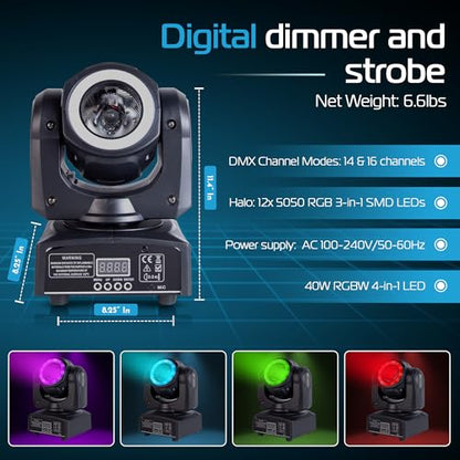 ColorKey Mover Halo Beam Quad MKII (CKU-5038) - style: Mover Halo Beam QUAD MKII