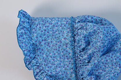 Making Believe Girls Deluxe Bonnet - 4-8 Years (Choose Color) - color: Blue Calico