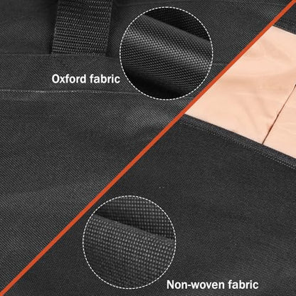 Univivi Garment Bag Suit Bag for Travel and Storage, 60 Inch, Set of 1 | Hanging Dress Cover with Mesh Shoe Pocket and 2 Carry Handles, Oxford Fabrics, Foldable for Long Dress, Suits, Coats, Jacket - size: 24"X60"- 1pcs -Travel