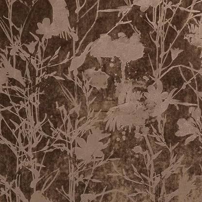 H.VERSAILTEX Velvet Birds and Lotus Curtains for Living Room 108"L, Caramel | Luxury Velvet, Room Darkening, Light Blocking, Noise Reducing, Thermal Insulated, Grommet Top, 52 X 108 Inch, 2 Panels - color: Lotus-caramel, size: 52"W x 108"L (Pack of 2)
