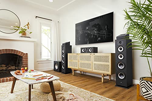 Polk Audio Monitor XT90 Height Speaker Pair for 3D Sound, Midnight Black - style: Hi-Res Height Speaker (XT90)