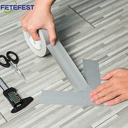 Gaffers Tape Gray Heavy Duty, 2" by 30 Yards, Professional Grade Gaffer Tape, Non-Reflective, No Residue, Hand Tear, Self-Adhesive, Multiple Purposes (Grey, 2 inches x 30 Yards) - color: 2" Gray (1 Roll)