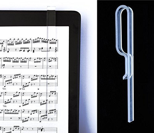 Music Stand Page Holder, Clear Grip, 2-Pack