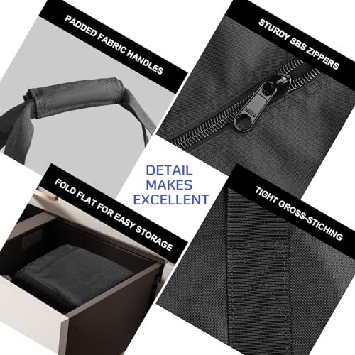 INFANZIA 35x7x7 Inch Tripod Carrying Case, Travel Sport Storage Bag, 28L | Luggage Bag with Upgrade Zipper, Foldable Waterproof Tripod Case for Light Stands, Fishing Rods, Tent Poles, and Camera Gear - size: 35x7x7 inch-28L