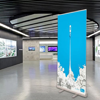 Retractable Roll up Banner Stand,Aluminum Roll Up Banner Display with Carrying Bag 36” x 80”for Trade Show Exhibition Store Displays (Stand Only) - size: 36 x 80 inch (Stand Only)