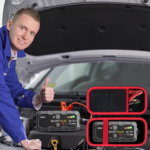 Lebakort Storage Case Compatible with Boost Plus GB40 / Boost X GBX45 / Boost XL GB50 / Boost Sport GB20 UltraSafe Lithium Jump Starter Box - size: for Boost GB40/GBX45/GB50/GB20