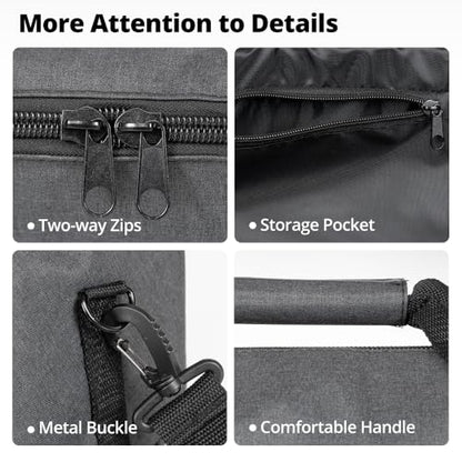 AMBITFUL Widened Version Tripod Carrying Case Bag 21/25/31/39/43/47/51/55/ for Light Stands,Boom Stand,Umbrella and Tripod Photography Accessories (39.37in(100cm)*Φ8.66in(22cm)) - color: 39.37in(100cm)*Φ8.66in(22cm)