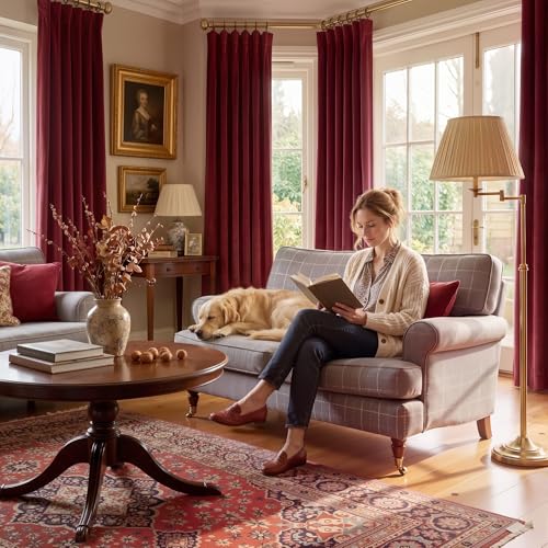RYB HOME Red Velvet Blackout Curtains 90 inches Long for Living Room - color: Red, size: 52"W x 90"L (Pack of 2)