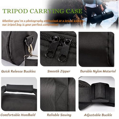 BLIRITEL 31.5 inch Tripod Carrying Case, Heavy Duty Padded Tripod Bag with Shoulder Strap for Light Stand,Monopods,Umbrellas,Softbox,Boom Stands and Photography Accessories (31.5 x 5.12 Inch) - size: 31.5 x 5.12 Inch