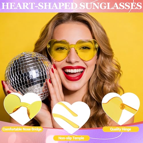 Short Bob Straight Hair Wigs with Bangs, Heat Resistant Fiber Hair, Heart-shaped Glasses for Women (Light Gold) - color: Light Gold