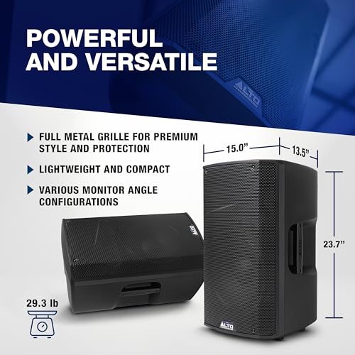 ALTO TX412B 600W 12" Battery PA Speaker - size: 412B
