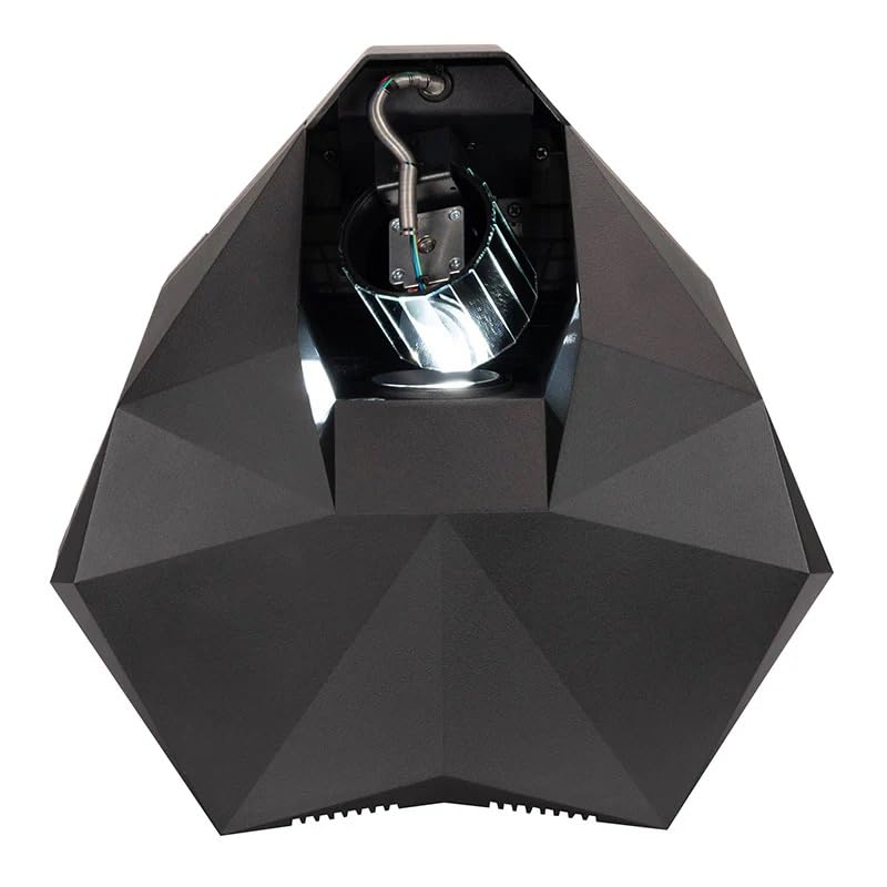 Eliminator Lighting Vortex 150 White LED Moonflower Effect Lights w/Mirrored Scanners, 3 Degree Beams, 11 Color GOBO Combos, DMX512 RDM Sound Modes, 2-Piece