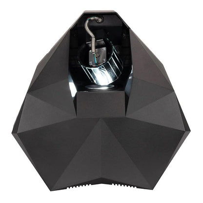 Eliminator Lighting Vortex 150 White LED Moonflower Effect Lights w/Mirrored Scanners, 3 Degree Beams, 11 Color GOBO Combos, DMX512 RDM Sound Modes, 2-Piece