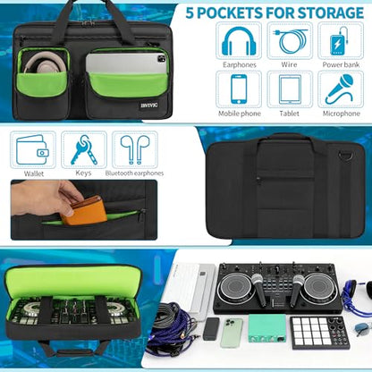 IBVIVIC DJ Controller Case Bag, Fits for DDJ-REV1/DDJ SR/SR2 - size: DDJ-REV1/SR2