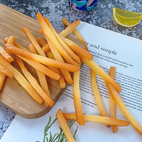 Fake French Fries Strip Shape Simulation Artificial Food Play Food Model Kitchen Decoration 15 pcs