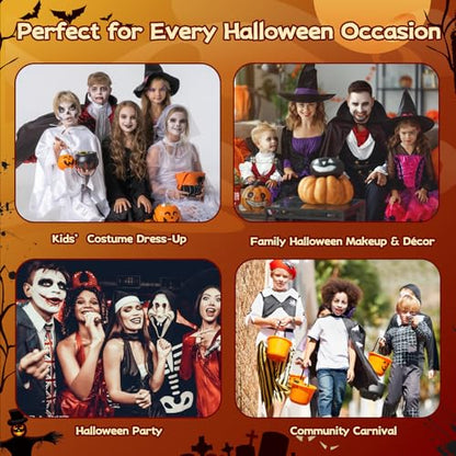 Oiomniv 23 Pcs Halloween Zombie Makeup Kit, SFX Face Painting Set - size: 23pcs bloody face paint kit