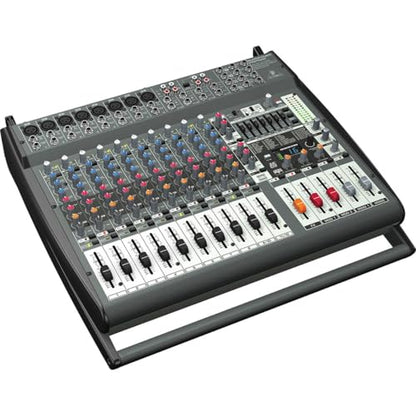 Behringer Europower PMP4000 1600-Watt 16-Channel Powered Mixer with Multi-FX Processor and FBQ Feedback Detection System with 2 Pack 25' XLR M to XLR F Cable