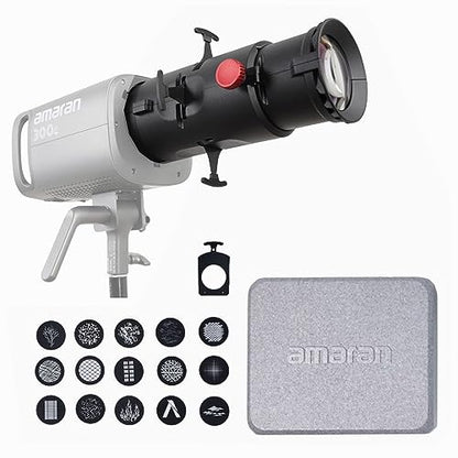 Aputure Amaran Spotlight SE 19º Lens Kit for Amaran Halo 300x 200x 100x | Projection Lens Modifier for Amaran 300C 150C Amaran 200X 100x 60x and Other Power not Exceeding 300W Bowens Mount Light