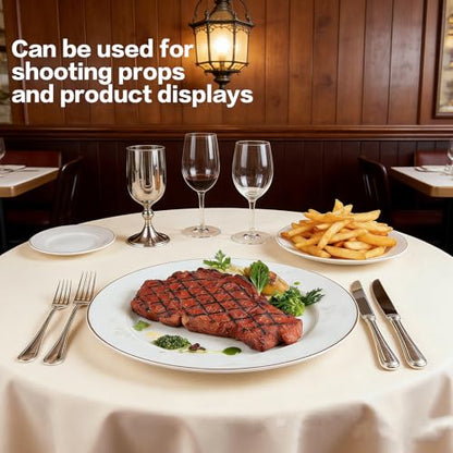 Artificial Lifelike Steak Fake Cooked Roast Beef Simulated Food Steak Meat Model Simulation Food for Market Display Photography Props Party Decoration(2pcs)