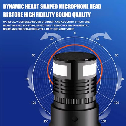 AX322 Professional UHF Wireless Dynamic Microphone Set, Dual Microphones with Rechargeable Receiver, Plug and Play, Suitable for Karaoke and Musical Instruments - color: AX322
