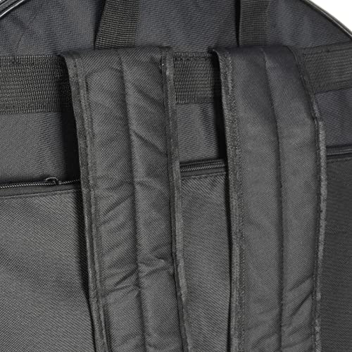 Tosnail 22" Cymbal Gig Bag with Carry Handle, Durable Shoulder Straps and Double Pockets, Great for Dust-Proof Storage - size: 22 Inches