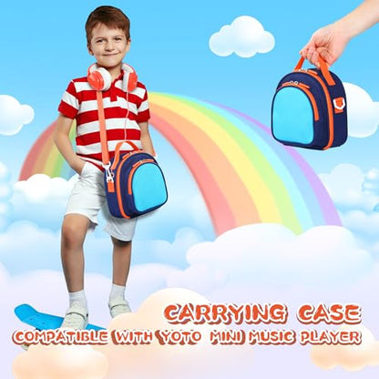 Carrying Case Compatible with Yoto Mini 2024 Edition & Headphone - color: Blue