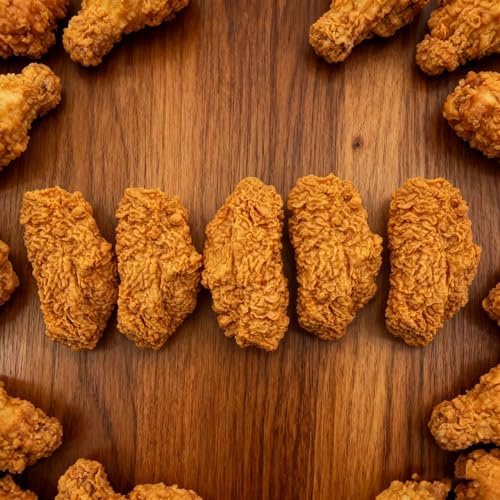 5 Pcs Simulated Chicken Legs Wings Fake Food Model Lifelike Fake Fried Chicken Kitchen Home Party Decoration Display Photography Props (Wings) - color: Wings