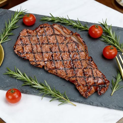 Artificial Lifelike Steak Fake Cooked Roast Beef Simulated Food Steak Meat Model Simulation Food for Market Display Photography Props Party Decoration(2pcs)