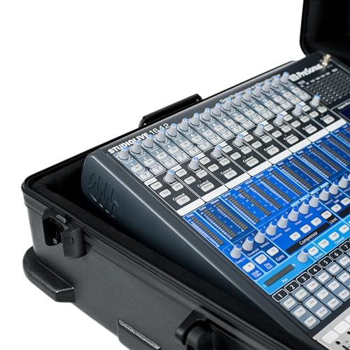 Gator Cases Molded Flight Case for Mixers up to 20" x 30" x 8" with TSA Approved Locking Latch; (GTSA-MIX203008) - size: 20"x30"x8"