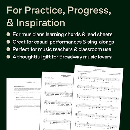 The Easy Broadway Fake Book: Over 100 Songs in the Key of C | Piano Sheet Music Songbook for C Instruments | 2nd Edition with Melody Lyrics Simplified Chords | Broadway Musical Collection