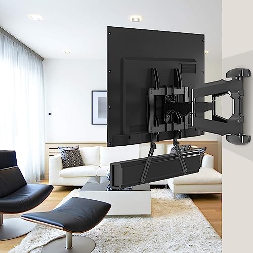 XINLEI Universal Sound Bar Mounts Fits Most 23 to 65 Inch TVs Soundbar TV Mount Bracket Above or Under TV, up to 22 lbs SBR302 - color: SBR302
