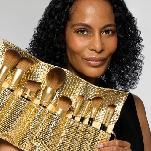 LAURA GELLER The Brush Vault - Makeup Brush Collection- 10 Count - style: 03 Full Face Brush Set 10pc (Holiday)