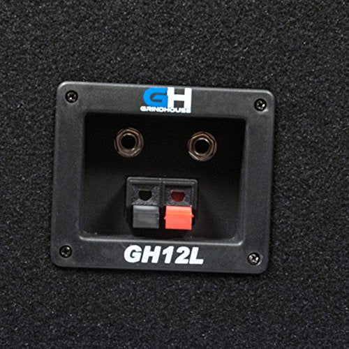 Grindhouse Speakers - GH12L - Passive 12 Inch 2-Way PA/DJ Loudspeaker Cabinet - 700 Watt Full Range PA/DJ Band Live Sound Speaker - size: Single