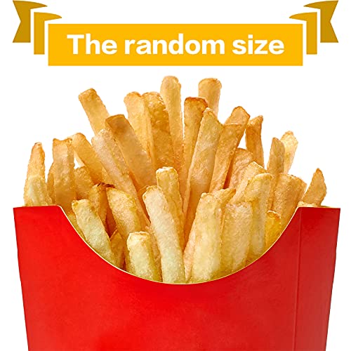 Zhanmai 30 Pieces Fake French Fries Play Food, PVC Kitchen Toy Props