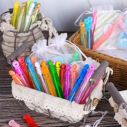 Birthday Party Favors for Kids, 300 Pcs Mini Bubble Wands 20 Color Bulk Box | Christmas Stuffers, Wedding Celebration, Thanksgiving New Year, Bath Time, Summer Outdoor Gifts, Girls Boys Treats Rewards - style: bubble bulk