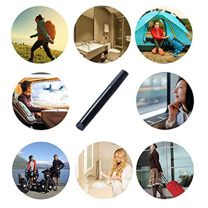Portable Travel Toothbrush Case, Plastic Container Toothbrush Holder Brushes Box Breathable Design with Air Hole More Toothbrush Tube Container for Home Daily Business Use (2 Black) - color: 2 Black