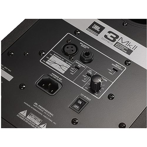 JBL Professional 305PMkII 5-Inch 2-Way Powered, Active Monitor Speaker for Near Field Music Production, Studio Monitor, Desktop Computer, Hi-Fi Audio. Sold Individually, Black - style: 305P single